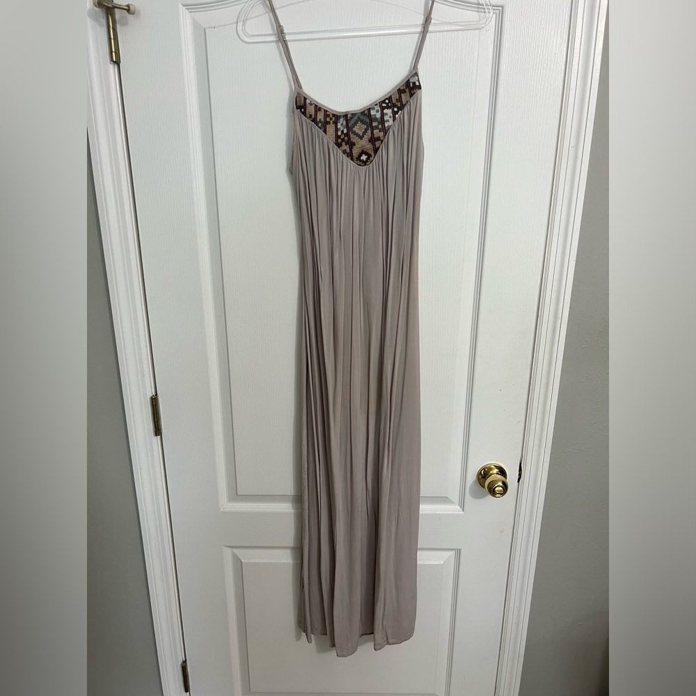 Spaghetti strap maxi dress